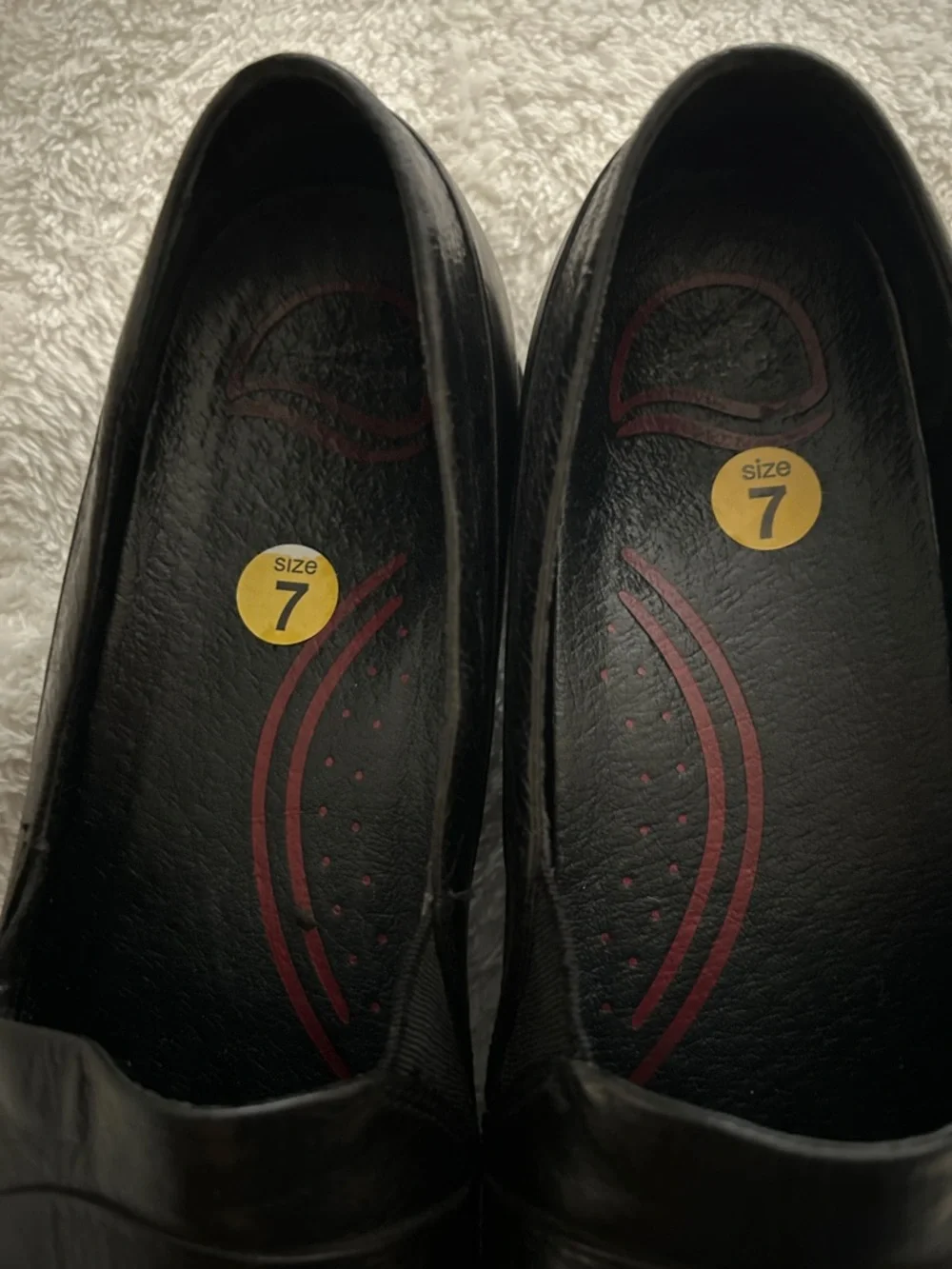 Dansko Black Leather Slip-On Ankle Booties - Picture 2 of 7